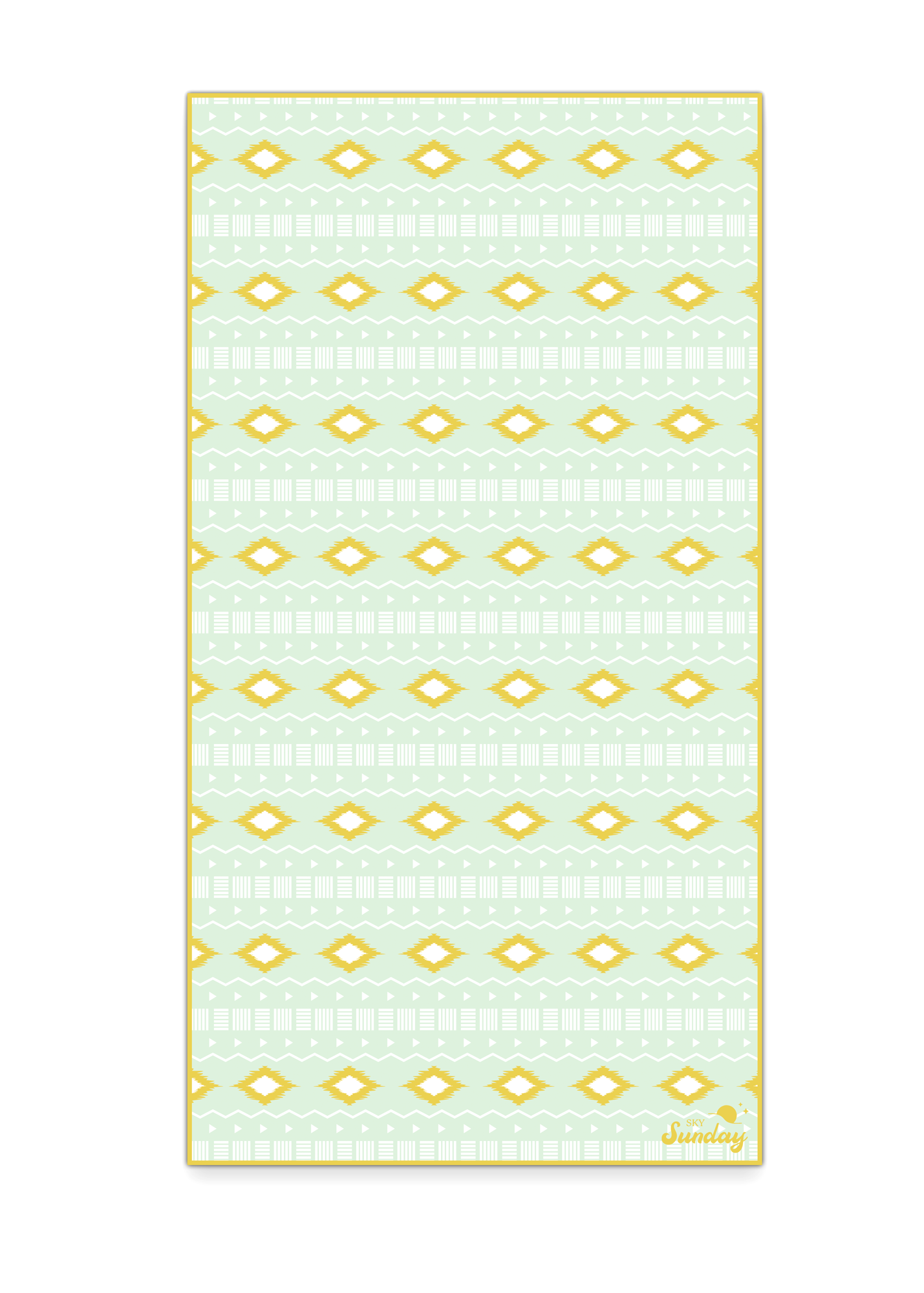 Mint and Yellow Bohemian